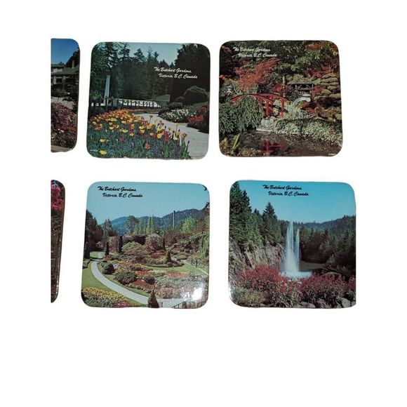 X6 Butchart Gardens Coasters - Picture 6 of 6